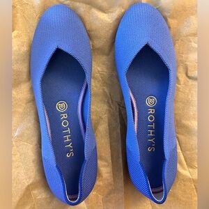 Like New Rothy's | The Flat Blue Cornflower Round Toe Shoes Ballet- 9
